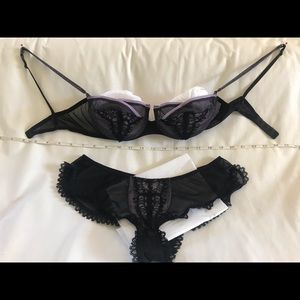 La Perla Black Label brassier & knicker set